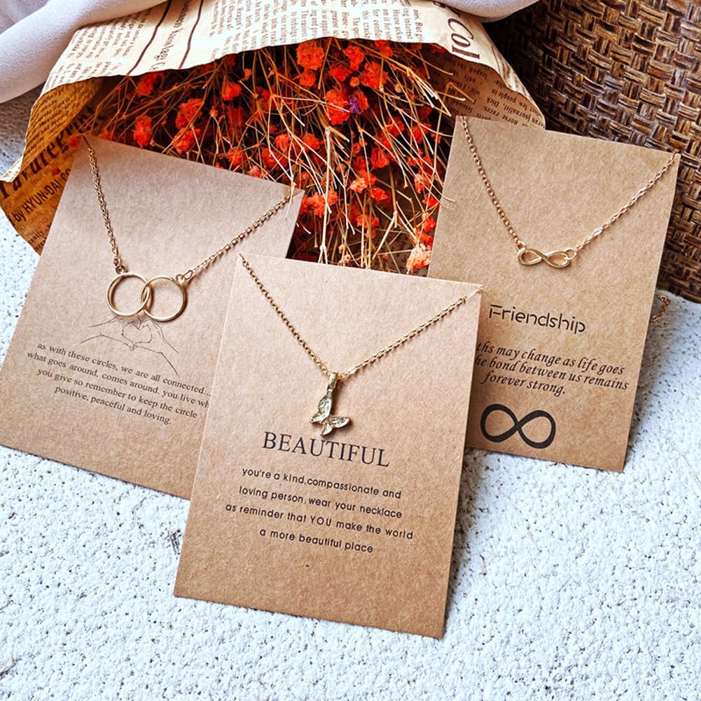 Infinity Butterfly Pearl Necklace Set